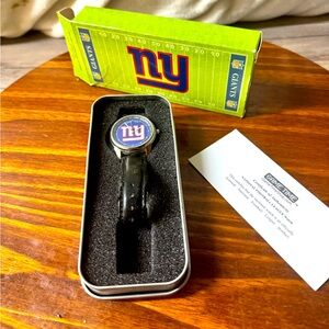 Vintage New York Giants NFL Watch Super Bowl XXV Victories with Leather Band
